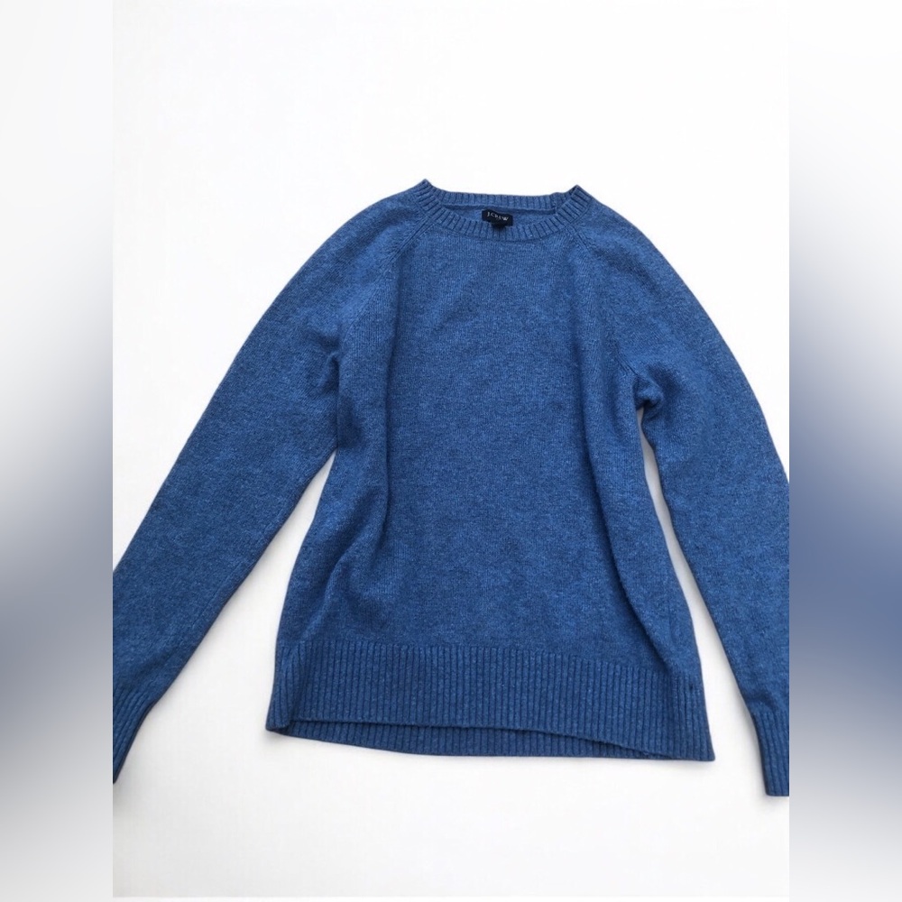 J. Crew Classic Blue Crew Neck Sweater